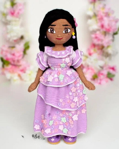 Receita Princesa Amigurumi