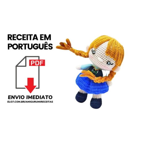 Receita Princesa Amigurumi