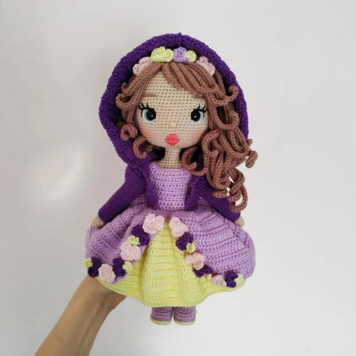 Receita Princesa Astrid Amigurumi