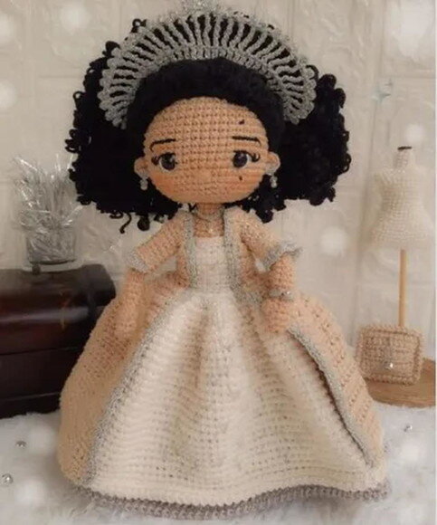 Receita Princesa Charlotte Amigurumi
