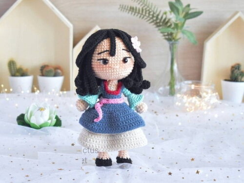 Receita Princesa Amigurumi