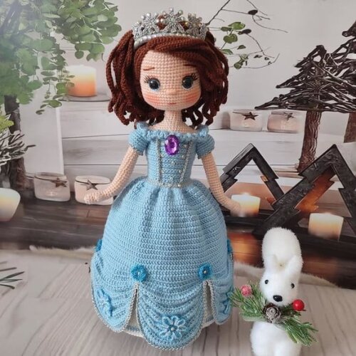 Receita Princesa Sophia Amigurumi
