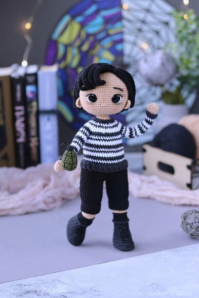 Receita Pugsley Amigurumi