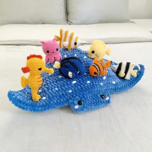 Receita Raia e Amigos Amigurumi