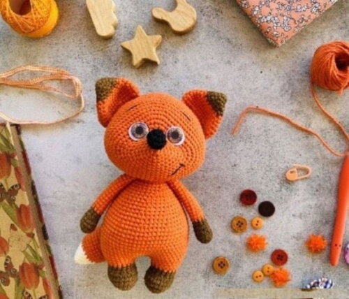 Receita Raposa Amigurumi