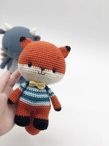 Receita Raposa Amigurumi