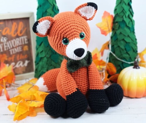 Receita Raposa Amigurumi