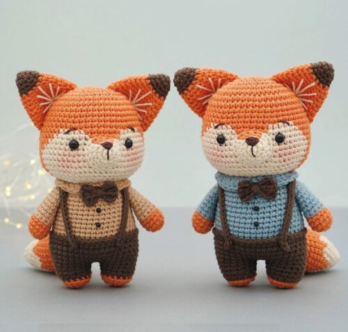 Receita Raposa Amigurumi