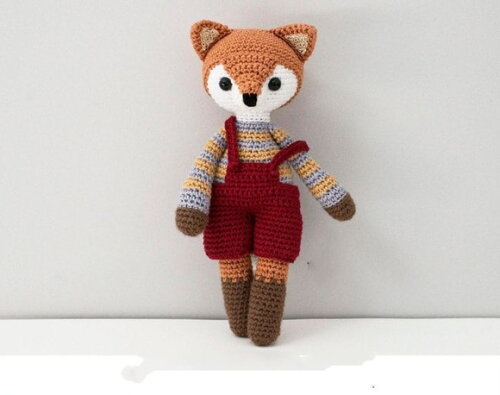 Receita Raposa Amigurumi