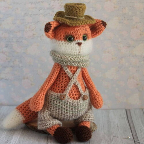 Receita Raposa Amigurumi
