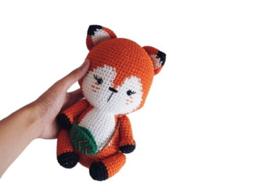Receita Raposa Amigurumi