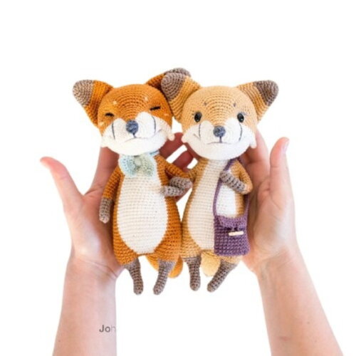 Receita Raposa Amigurumi