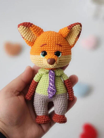 Receita Raposa Zootopia Amigurumi