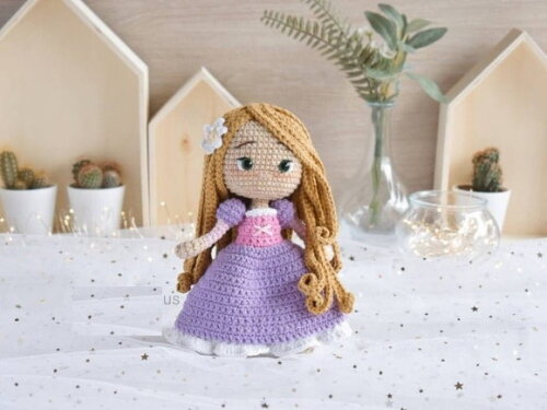 Receita Rapunzel Amigurumi