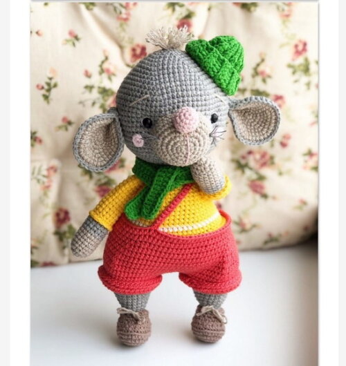 Receita Ratinho Amigurumi