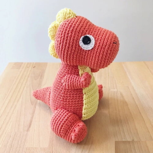 Receita Receita Dinossauro Amigurumi