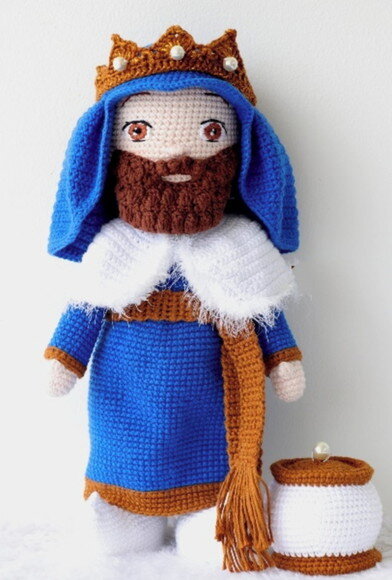 Receita Rei mago Amigurumi