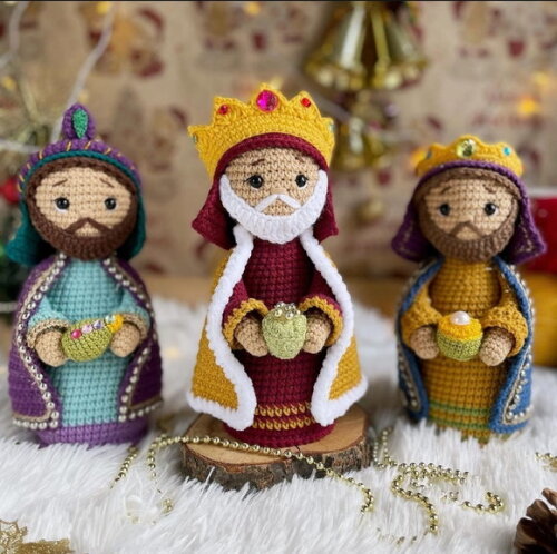 Receita Rei Magos Amigurumi