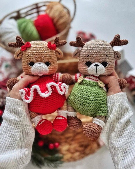 Receita Rena Amigurumi
