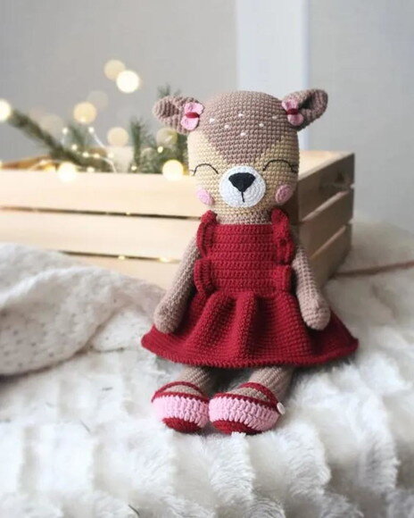 Receita Rena Amigurumi