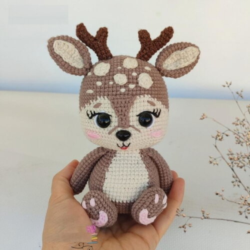 Receita Rena Amigurumi