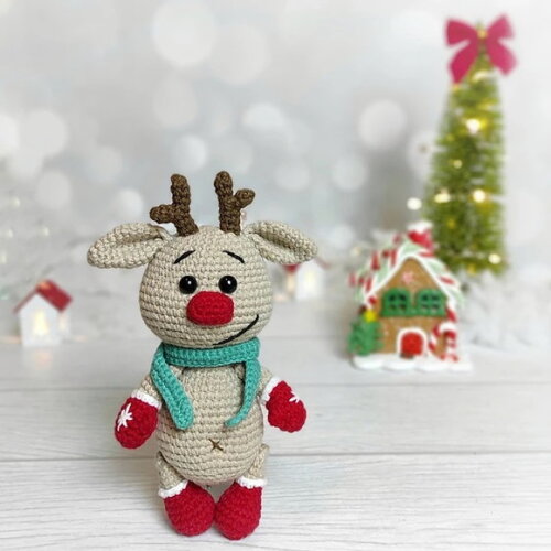 Receita Rena Amigurumi
