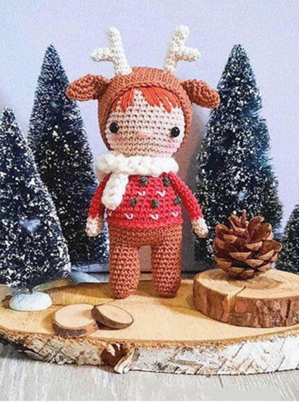 Receita Rena Amigurumi