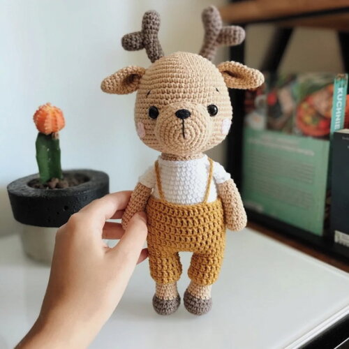 Receita Rena Amigurumi
