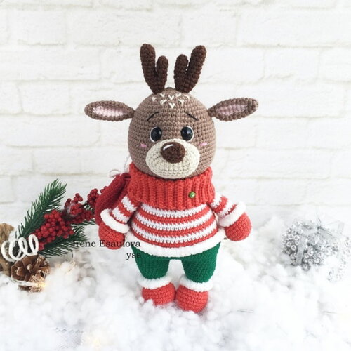Receita Rena Amigurumi