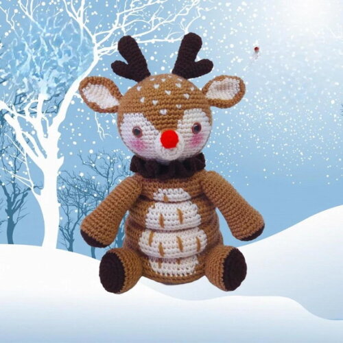 Receita Rena Encaixe Amigurumi