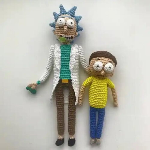 Receita Rick And Morty Amigurumi