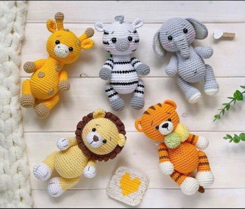 Receita Safari Amigurumi