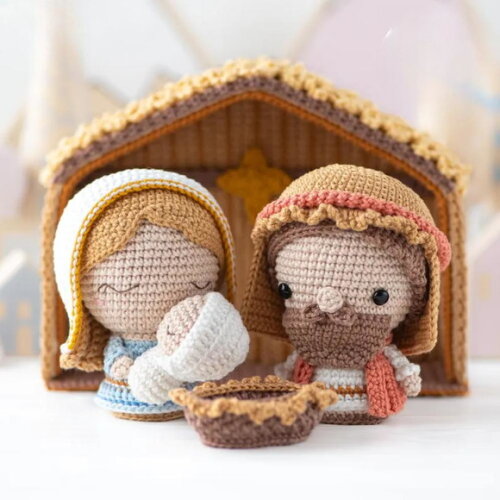 Receita Sagrada Familia Amigurumi