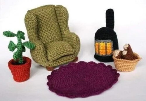 Receita Sala de Estar Amigurumi