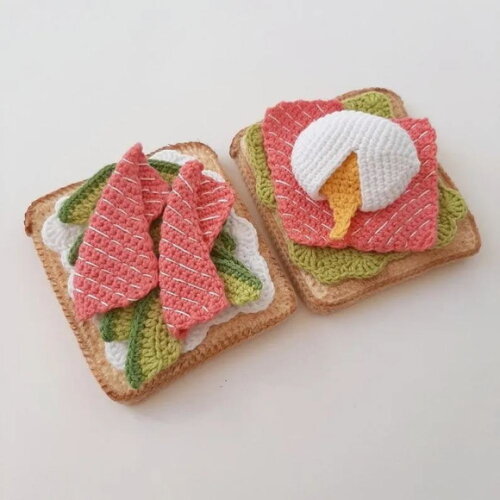 Receita Sanduiche Amigurumi