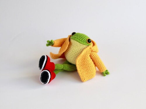 Receita Sapo Amigurumi