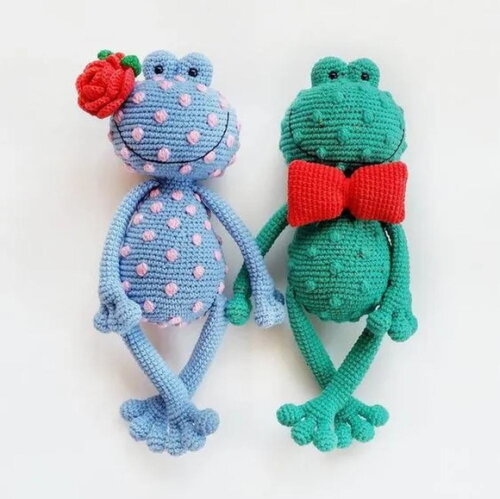 Receita Sapo Amigurumi
