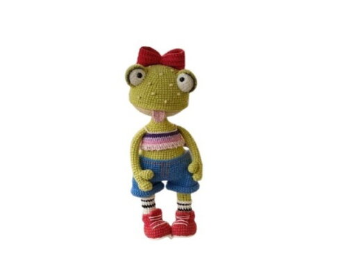 Receita Sapo Amigurumi
