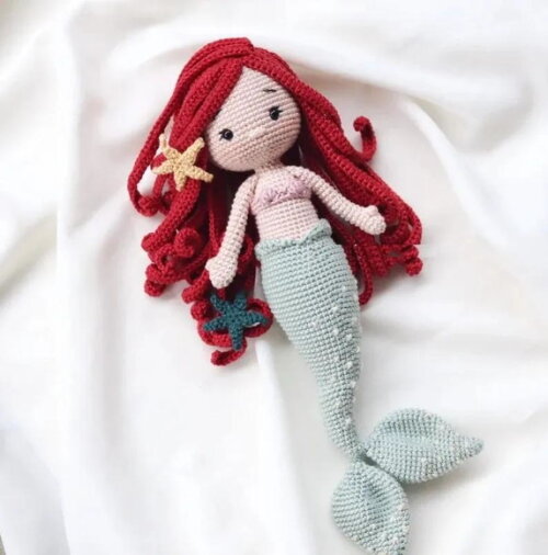 Receita Sereia Amigurumi