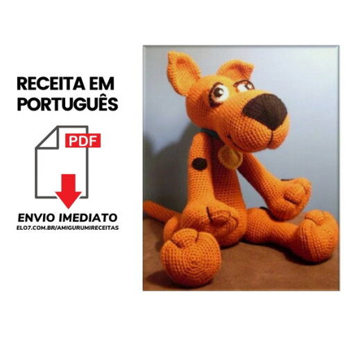 Receita Scooby Doo Amigurumi