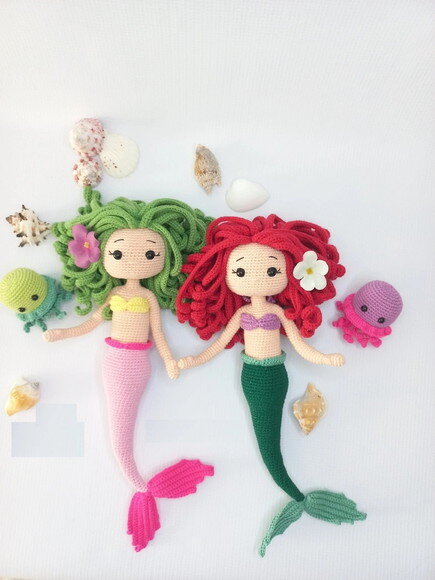 Receita Sereias Amigurumi