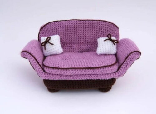 Receita Sofa Amigurumi