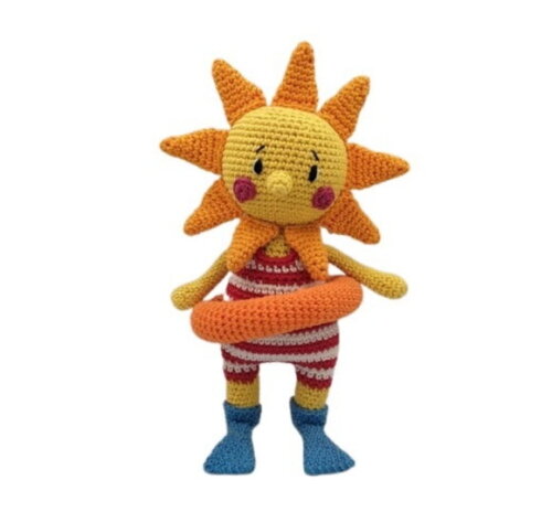 Receita Sol Amigurumi
