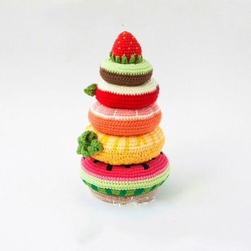 Receita Sorvete de Frutas Amigurumi