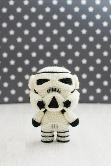 Receita Stormtrooper Amigurumi