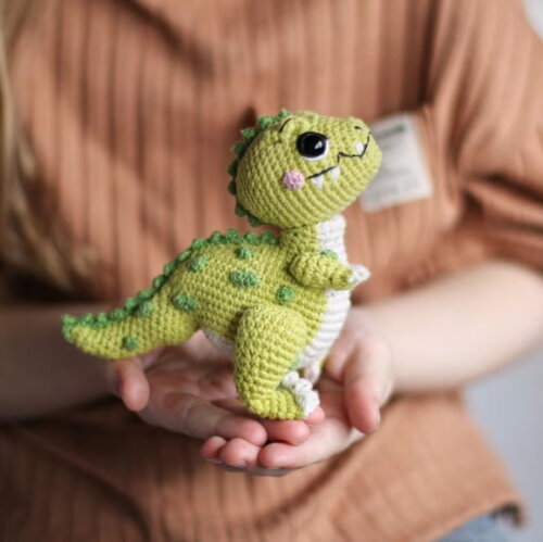 Receita T Rex Amigurumi