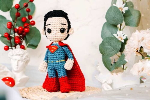 Receita Superhomem Amigurumi