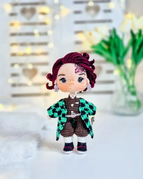 Receita Tanjiro Amigurumi