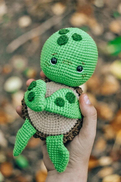 Receita Tartaruga Amigurumi