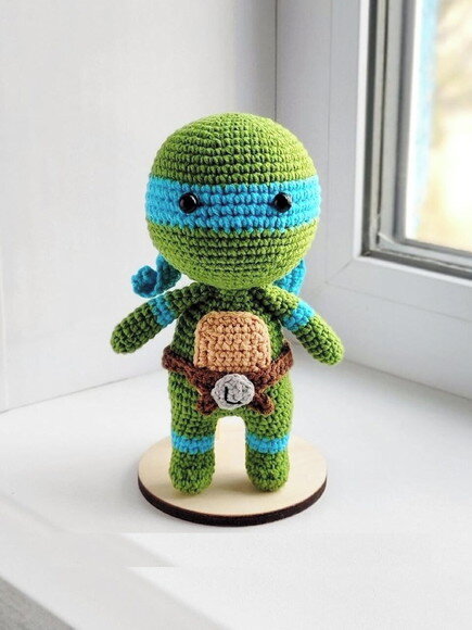 Receita Tartaruga Ninja Amigurumi